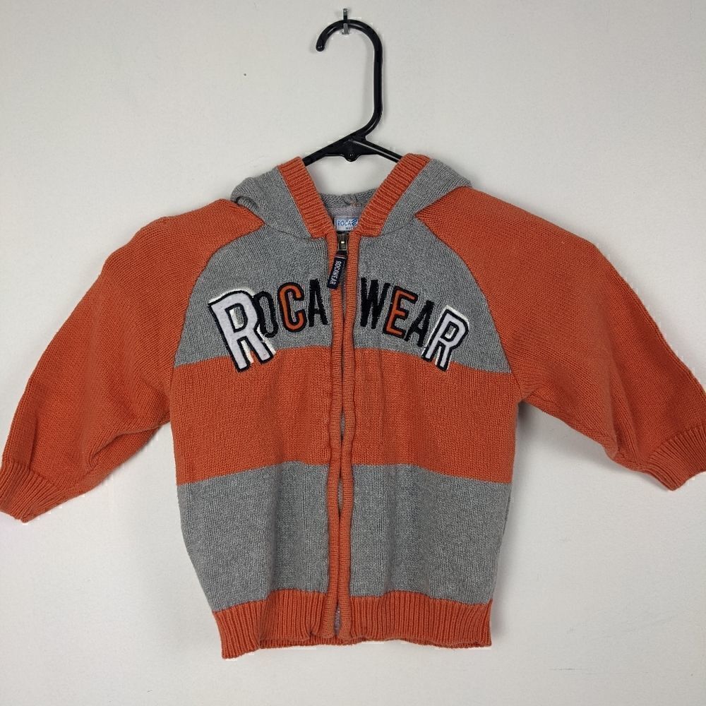 Rocawear Baby toddler Knit zip up hoodie size  24 months
